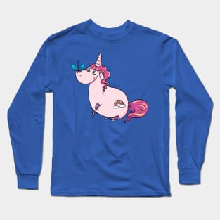 Unicorn & Butterfly Long Sleeve T-Shirt